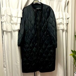 Everlane Long Quilted Liner Coat